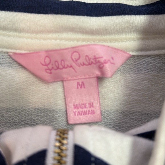 Lilly Pulitzer Skipper Popover- Desert Palm Stripe - Picture 8 of 14
